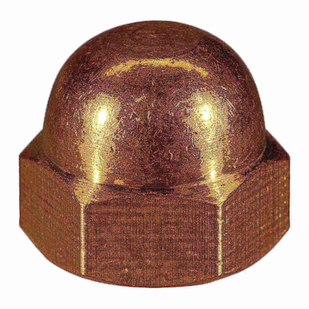 Acorn Nut, #10-32, Solid Brass, 15 PK